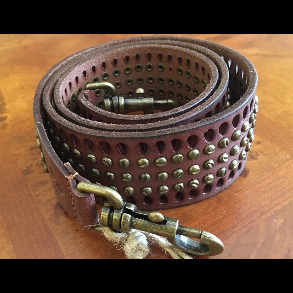 Patricia Nash Studded Leather Guitar Purse Strap